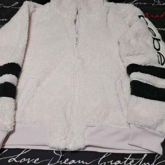 BEBE SPORT Stripe Jacket Black S 170 - Picture 11 of 11